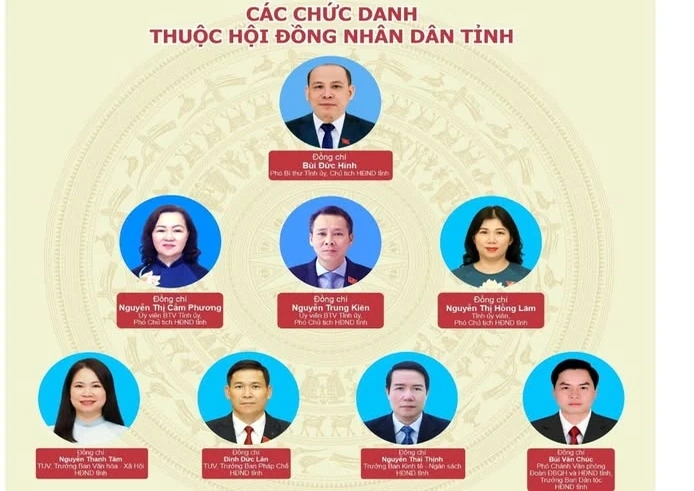 [Infographic] Kiện toàn các chức danh của HĐND tỉnh và UBND tỉnh