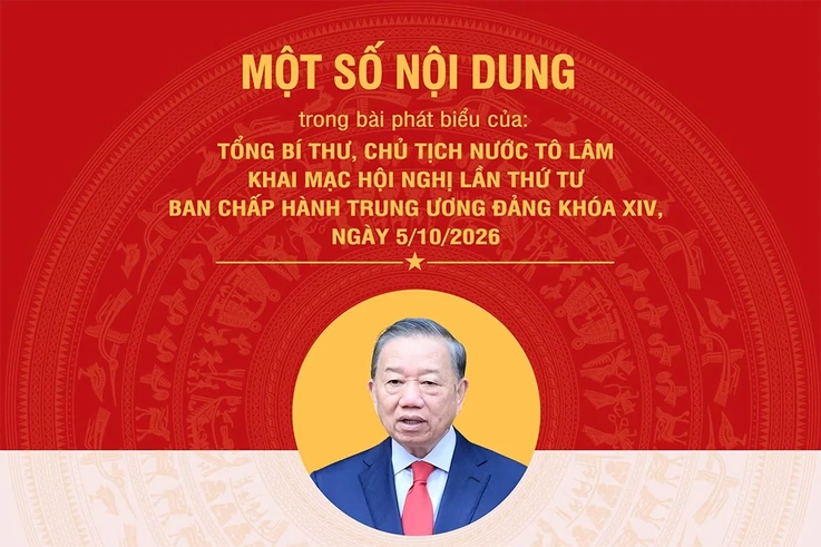 Một số nội dung trong phát biểu của Tổng Bí thư, Chủ tịch nước Tô Lâm khai mạc Hội nghị lần thứ tư Ban Chấp hành Trung ương Đảng khóa XIV
