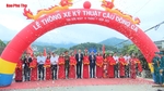 Thông xe cầu Đống Cả tại huyện Tân Sơn