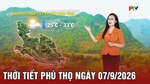 Dự báo thời tiết tỉnh Phú Thọ ngày 07/9/2026