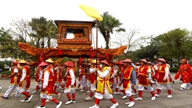 Chương trình rước kiệu và múa lân sư rồng