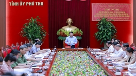 Bộ trưởng Bộ Công an làm việc với Ban Thường vụ Tỉnh ủy Phú Thọ, Vĩnh Phúc, Hòa Bình