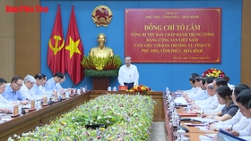Tổng Bí thư Tô Lâm làm việc với Ban Thường vụ Tỉnh ủy Phú Thọ, Vĩnh Phúc, Hòa Bình