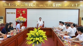 Chủ tịch UBND tỉnh Bùi Văn Quang kiểm tra tiến độ thực hiện sắp xếp, vận hành mô hình chính quyền địa phương 2 cấp