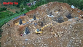 Dồn lực thi công đường dây 500kV Lào Cai – Vĩnh Yên