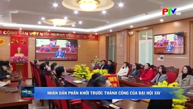 Nhân dân phấn khởi trước thành công của Đại hội XIV